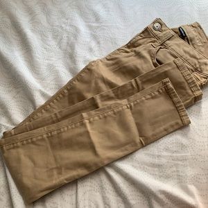American Eagle Tan Jegging size 00